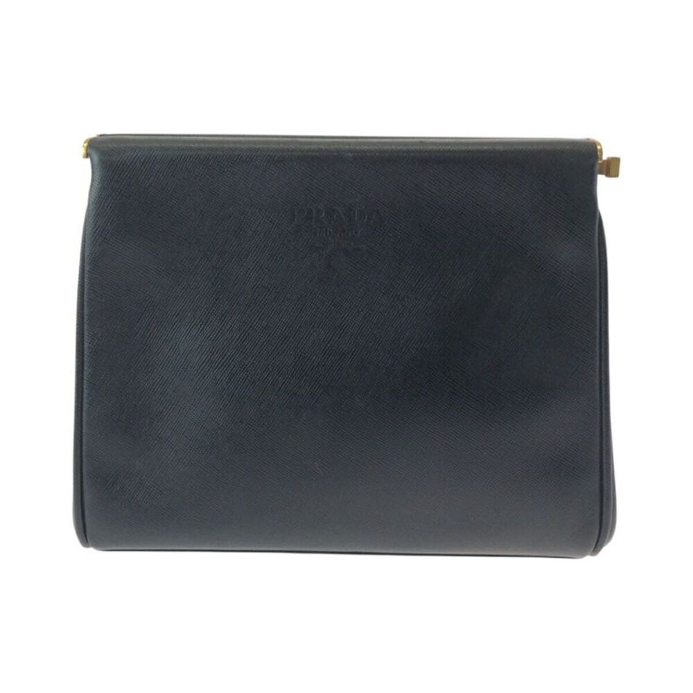 Prada Vintage Saffiano Leather Clutch
